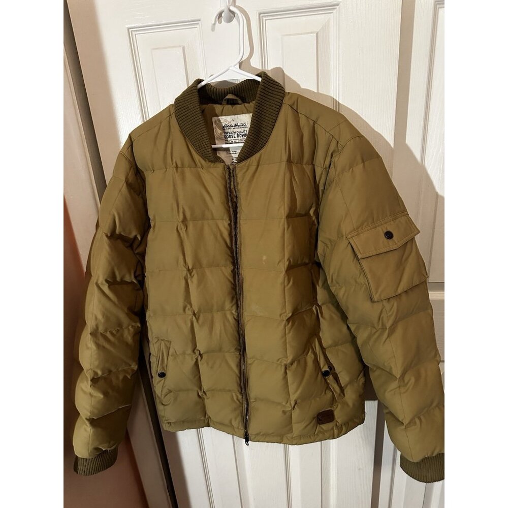 Eddie Bauer Premium Quality Goose Down Puffer Jacket Men's Size M